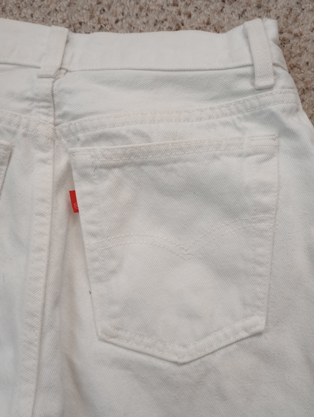 Vintage Levi's White Jeans